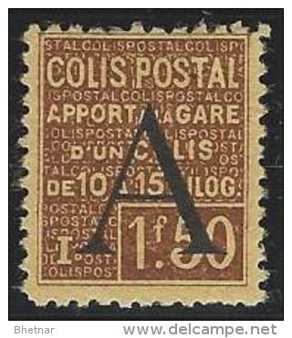 FR Colis Postaux YT 82 " Apport à La Gare 1F50 Brun " 1928 Neuf* - Mint/Hinged