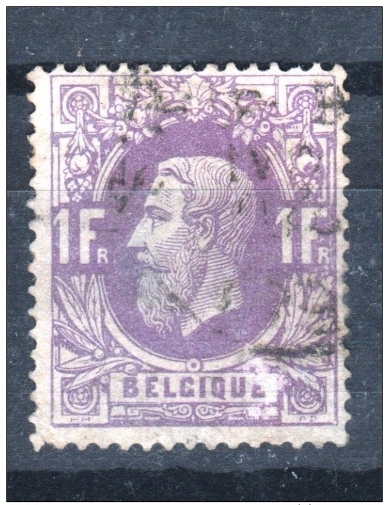 Belgique 1869-83 - Obl - COB 36 - 1Fr - - 1869-1883 Léopold II