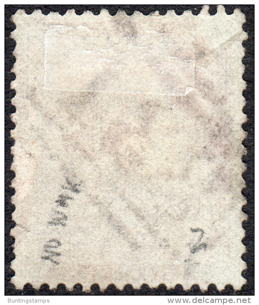 Sierra Leone 1865 SG2 6d Grey-lilac No Wmk  Fine B31 Cancel - Sierra Leone (...-1960)