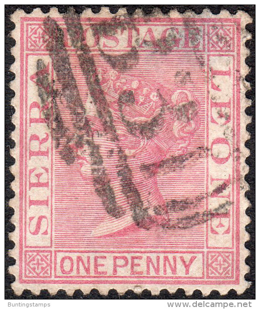 Sierra Leone 1884-91 SG27-33 Set To 4d (incl Shade) CrownCA Fine Used - Sierra Leone (...-1960)