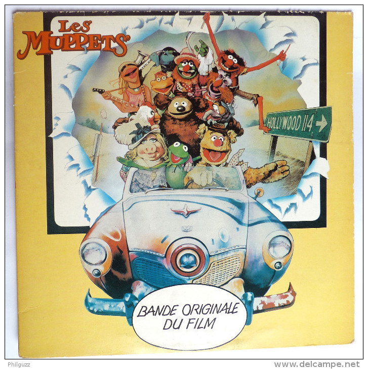 RARE Disque Vinyle 33T LES MUPPETS - LA BANDE ORIGINALE DU FILM - CBS 70179 1979 - Disques & CD