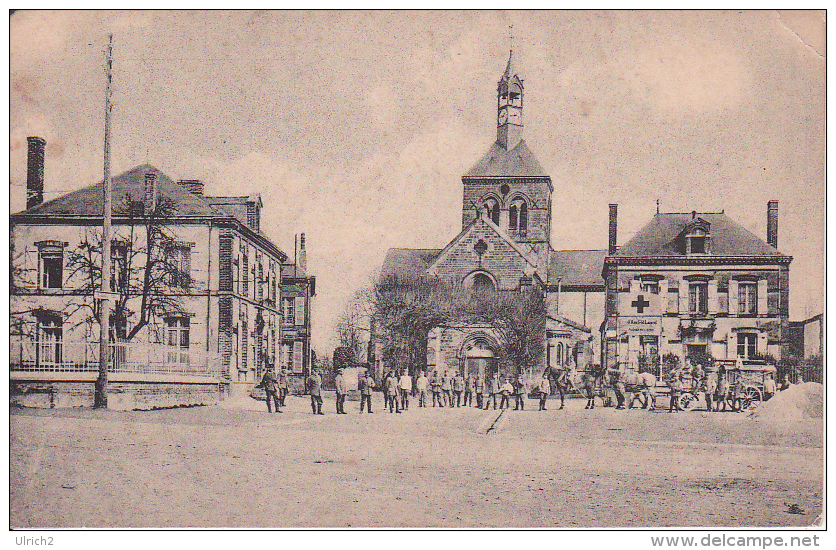 AK Bétheniville - Eglise - 4. Res. Feld Lazarett - Feldpost - 10. Komp. R.J.R. 441 - 1917 (17954) - Bétheniville