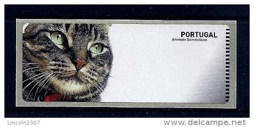 LSJP Portugal 2005 - Domestic Animals Gato Cat - ATM Labels CROUZET No Face Value - Machine Labels [ATM]