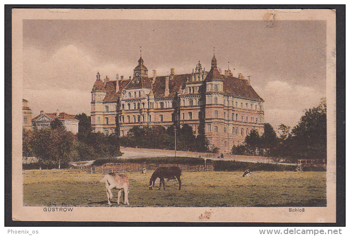 GERMANY - Güstrow, Gustrow - Old Postcard, Schloss, Castle - Guestrow