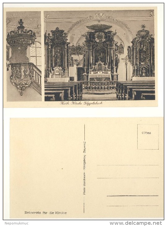 AK Göggelsbuch Kath. Kirche Nicht Gel. Ca. 1920er S/w (324-AK231) - Allersberg