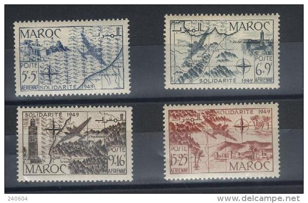 TIMBRES  MAROC   Du  N° 75/8  Neuf ** Poste Aérienne - Marokko (1956-...)