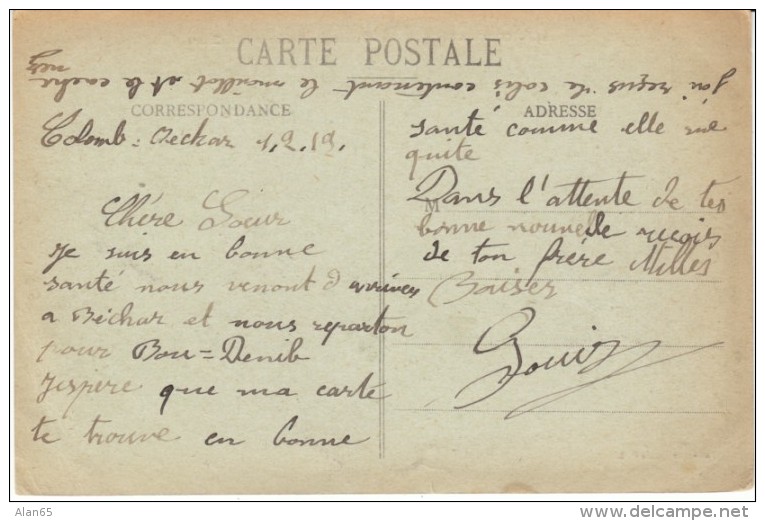 Colomb-Bechar Algeria, Officers Buildings, C1910s Vintage Postcard - Bechar (Colomb Béchar)