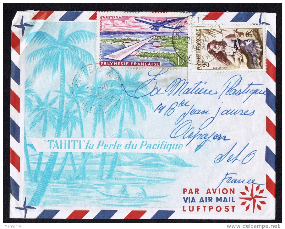 1963  Lettre Avion Pour La France   Yv 4, PA5 - Lettres & Documents