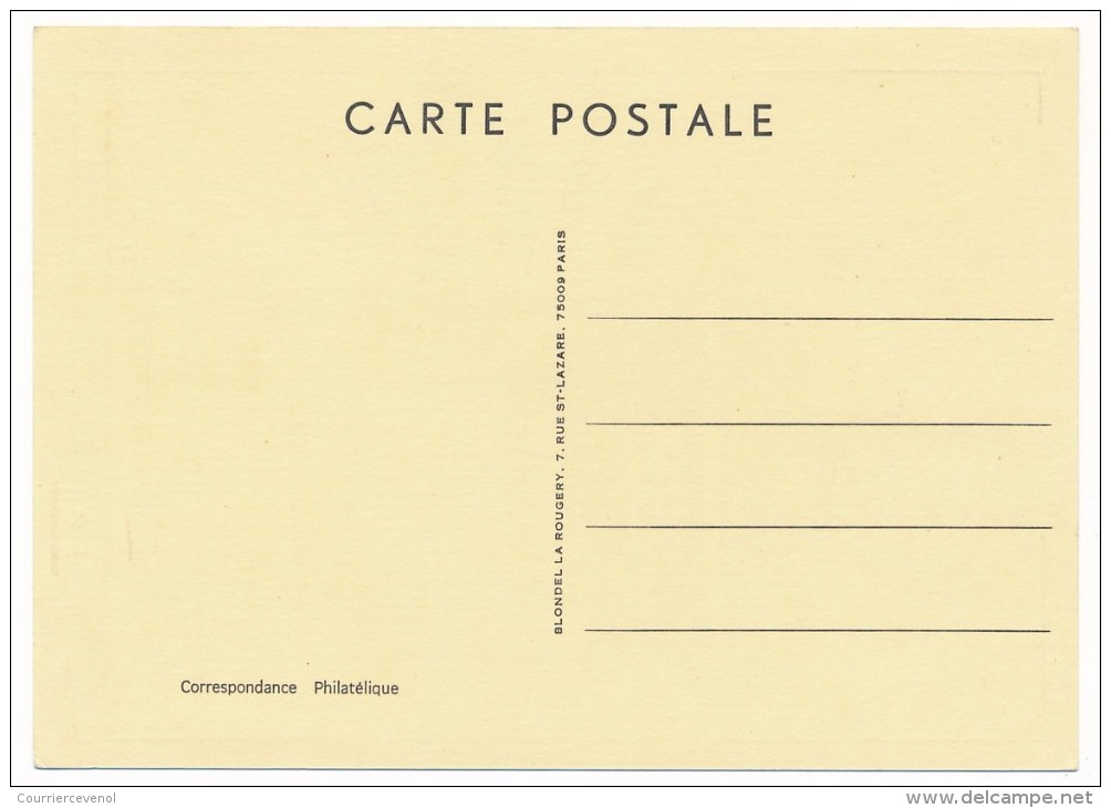 FRANCE => Carte Locale - 1,40 + 0,30 - Journée Du Timbre - "Porte De L'Ancienne Comédie" - Lettre D'amour / TOULON 1981 - Journée Du Timbre