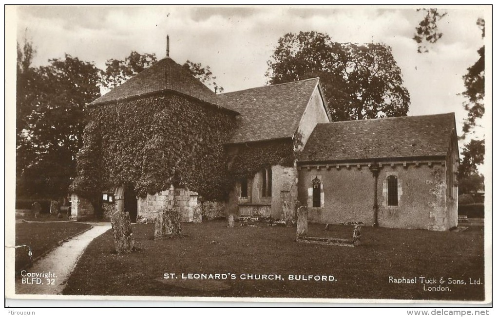 BULFORD - St Leonard's Church Raphael Tuck' & Sons) - Autres & Non Classés