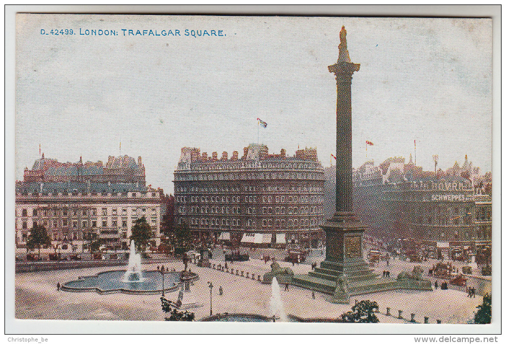 Old Postcard, London Trafalgar Square(pk23045) - Other & Unclassified