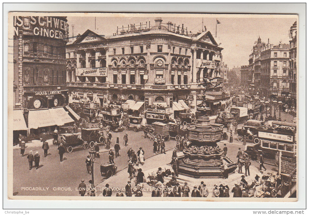 Old Postcard, London Picadilly Circus (pk23047) - Piccadilly Circus