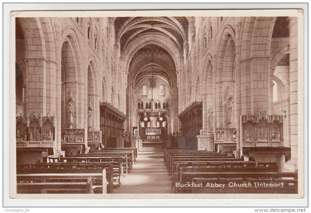 Old Postcard, Buckfast Abbey Chruch (pk23048) - Other & Unclassified