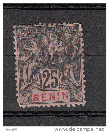 France - Benin 1894  Mi Nr 37 - Gebruikt