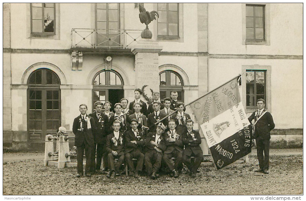 Saint Nabord : Carte Photo  Classe 1924 - Saint Nabord