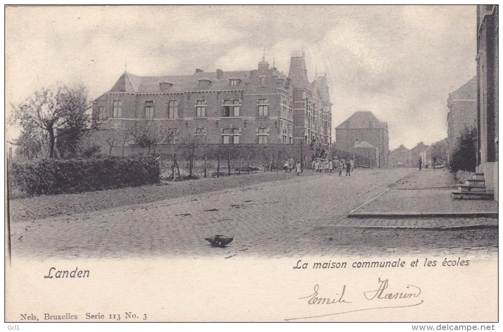 Lande - La Maison Communale Et Les écoles - Landen