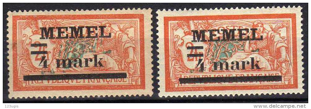 Memel 1920 Mi 31 I X + Y * [060915L] - Memelgebiet 1923