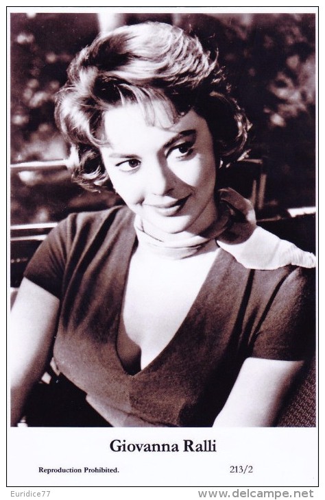 GIOVANNA RALLI - Film Star Pin Up - Publisher Swiftsure Postcards 2000 - Artiesten