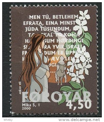 Faroe Islands 2000 4.50k Bible Stories Issue #387 - Färöer Inseln