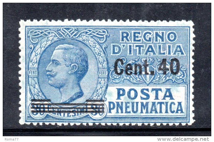 Y229 - REGNO 1924 , Posta Pneumatica N. 7  ***  MNH - Pneumatic Mail