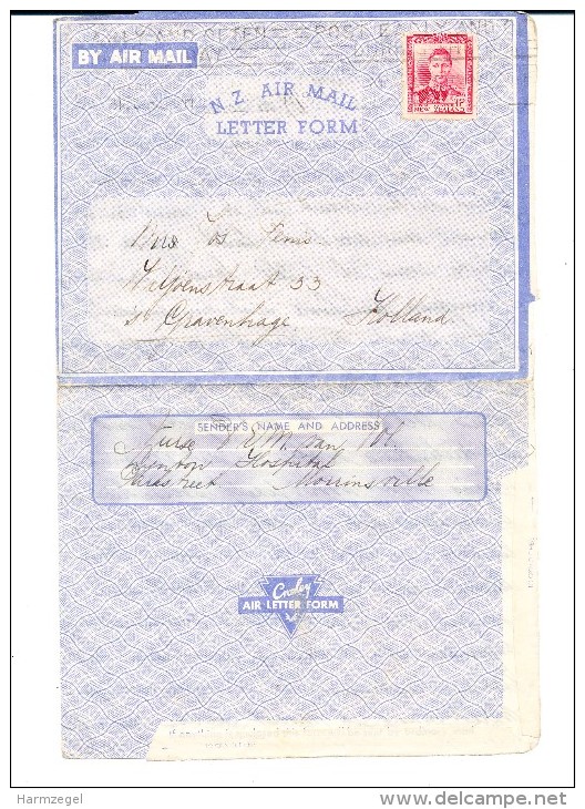 Air Mail, New Zealand - Corréo Aéreo