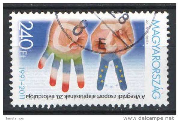 Hungary 2011. Visegrad Group Nice Stamp, Used ! - Gebruikt