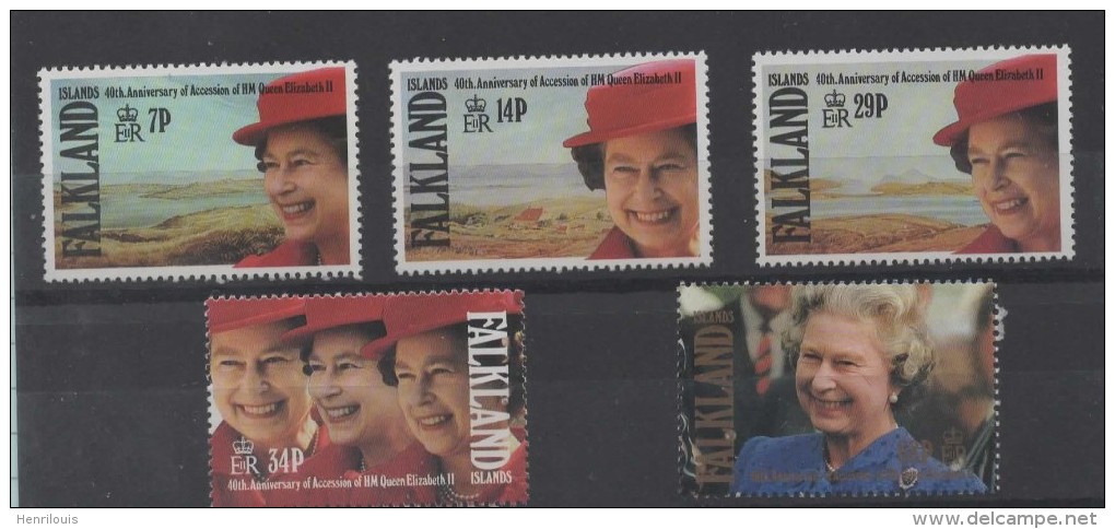 FALKLAND  Timbres Neufs ** De 1999  (ref 1095 ) Elisabeth II - Falkland Islands