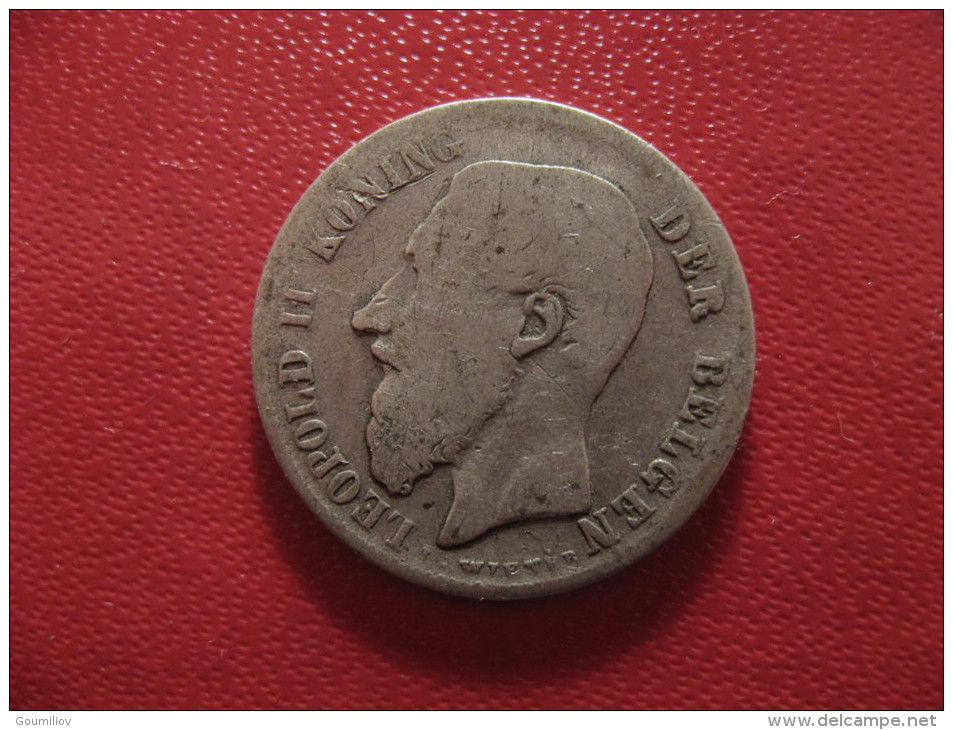 Belgique - 50 Centimes 1898 - Type Belgen 1617 - 50 Cents