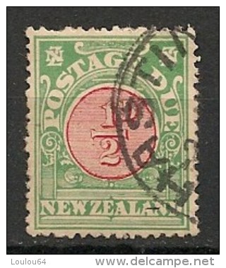 Timbres - 0céanie - Nouvelle Zélande - Postage Due - 1/2 D. - - Strafport