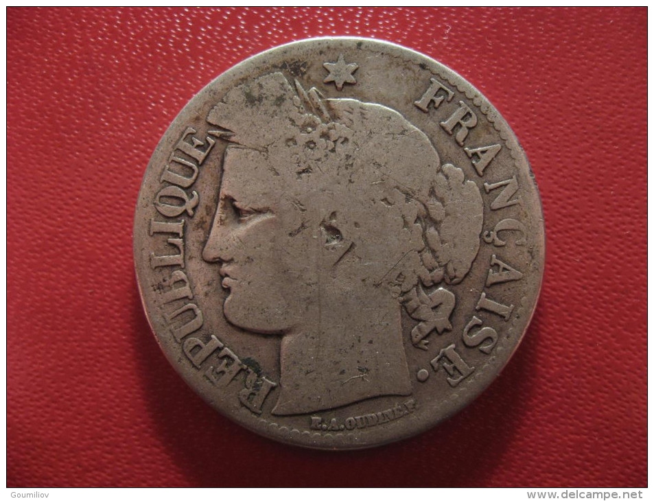 2 Francs 1871 A Paris Cérès 1523 - 1870-1871 Governo Di Difesa Nazionale