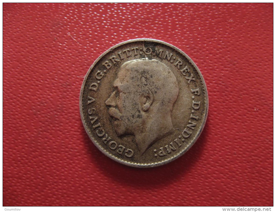 Grande-Bretagne - UK - 3 Pence 1911 George V 1176 - F. 3 Pence