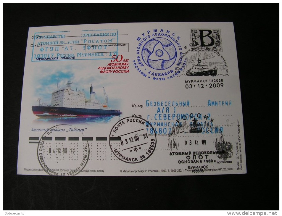 == Russland Karte Mumrmansk 2009 - Barcos