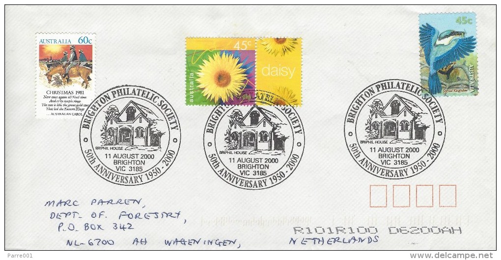 Australia 2000 Brighton Special Postmark Cover - Lettres & Documents