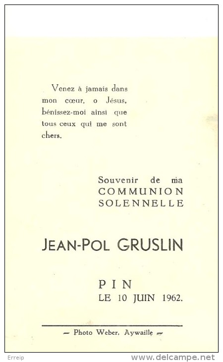 Jean Pol Gruslin Pin  Chiny 1962 - Chiny