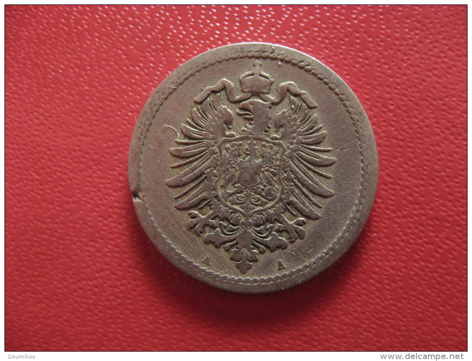 Allemagne - 5 Pfennig 1875 A 2179 - 5 Pfennig