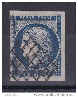 CERES N° 4 OBL COTE 60€ - 1849-1850 Cérès