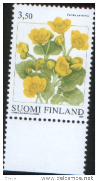 Finlandia - Finland 2000 Spring Flower(Caltha Palustris) Yv 1490  1v Complete Set    ** MNH - Neufs