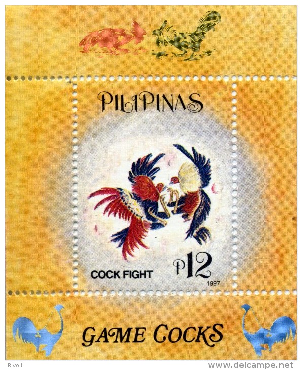 PHILIPINNE 1997 2 BLOCS GALLINACEES LUXE **MNH - Hühnervögel & Fasanen