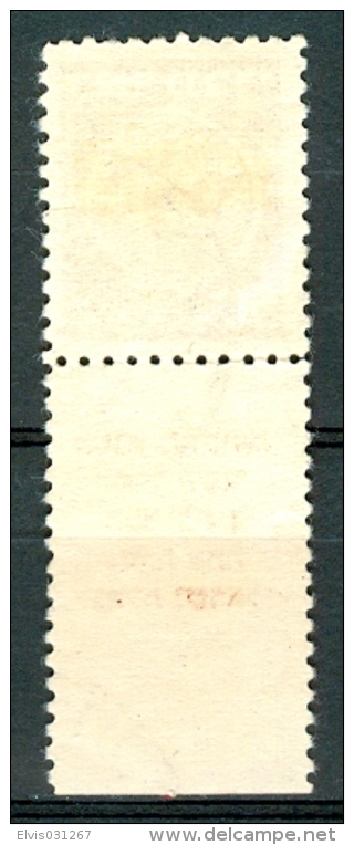 Israel - 1948, Michel/Philex No. : 6, Perf: 11/11 - DOAR IVRI - 1st Coins - USED - *** - Full Tab - Oblitérés (avec Tabs)