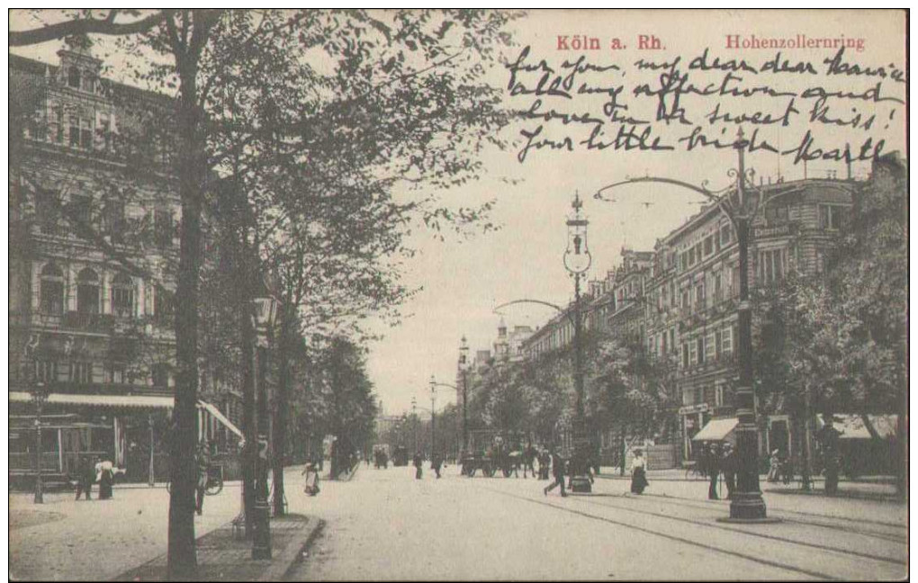 Köln Am Rhein, Hohenzollernring, Postkarte, Nordhrein-Westfalen - Koeln