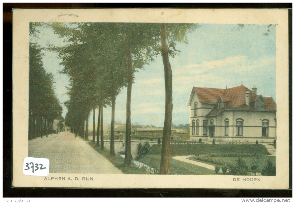 DE HOORN * ALPHEN A.d. RIJN  * ANSICHTKAART * POSTCARD * CPA * Gelopen In 1919 Naar AALSMEER (3732) - Alphen A/d Rijn