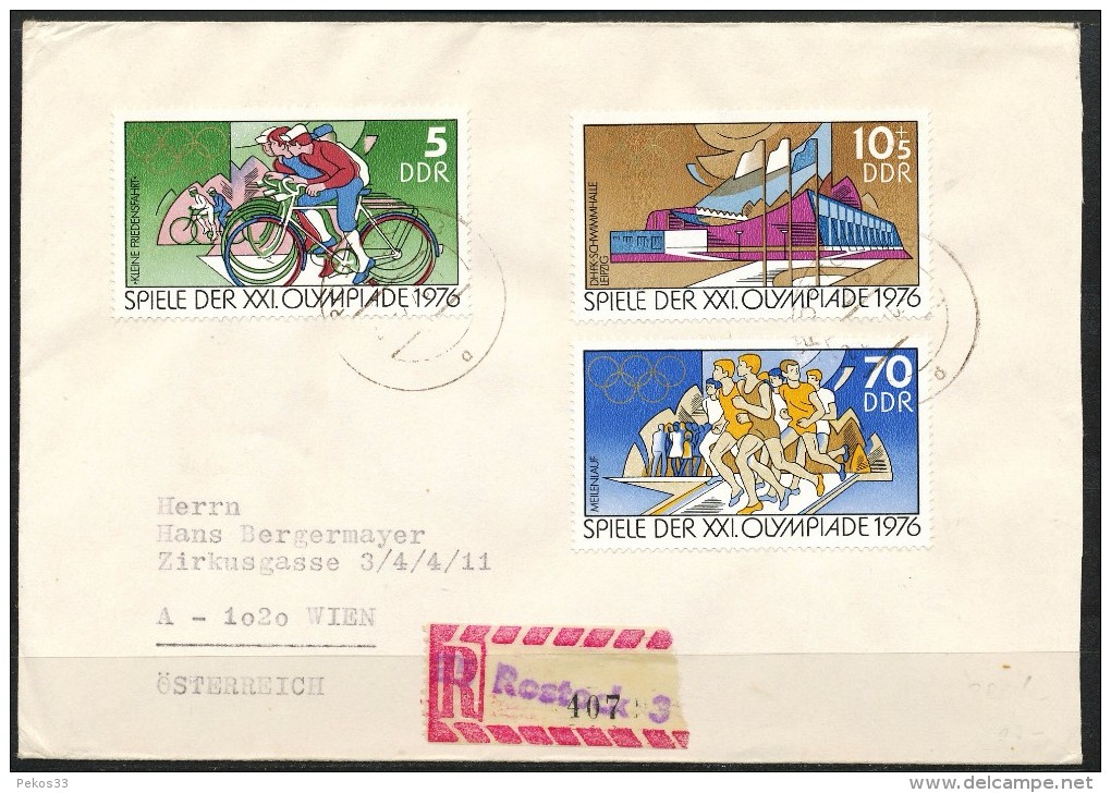 Deutschland - DDR -Bedarfsbrief - Mi.Nr.     2126 - 2131   -    Gestempelt - Maschinenstempel (EMA)