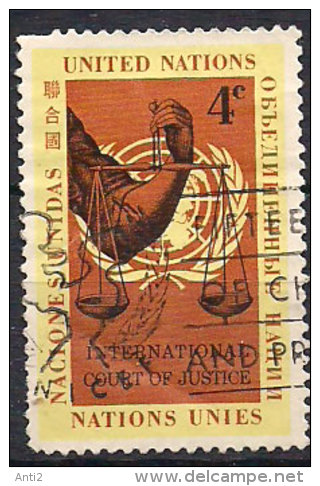 United Nations 1961 International Court Of Justice, The Hague. Mi 94 Cancelled - Usados