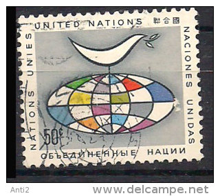 United Nations New York 1961 Dove Of Peace, Globe Mi 106 Cancelled - Oblitérés