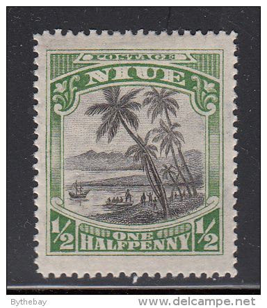 Niue MH Scott #41 SG #44 1/2p Landing Of Captain Cook - Wmk NZ, Star - Niue