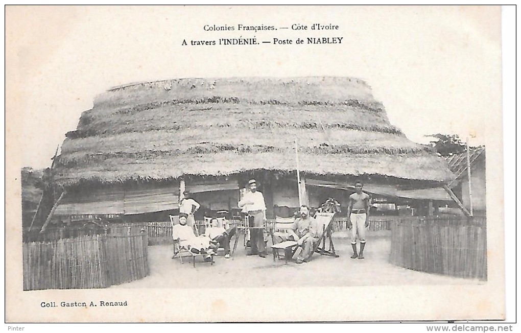 COTE D´IVOIRE - Colonies Françaises - A Travers L'INDENIE - Poste De NIABLEY - Côte-d'Ivoire