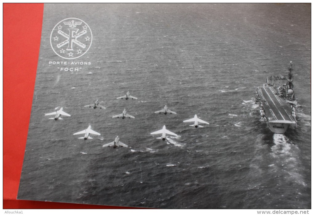 21-12-1979-ARCHIVE MILITAIRE REPORTAGE PHOTOGRAPHIQUE PHOTO PORTE-AVION"FOCH"MER-MANOEUVRE-APPONTAGE>AVION CHASSE MARINE - Bateaux