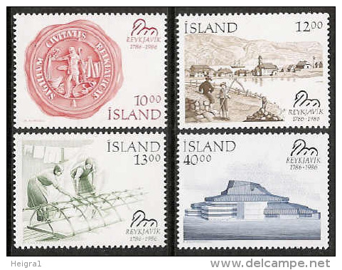 Iceland 1986 MNH/**/postfris/postfrisch Michelnr. 654-657 - Unused Stamps
