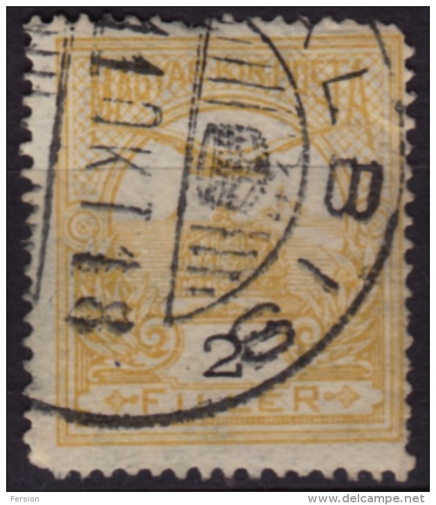 ALBIS / TURUL - 1911 Hungary Erdély / Romania Transylvania - KuK / K.u.K - 2 Fill. - Used - Transsylvanië