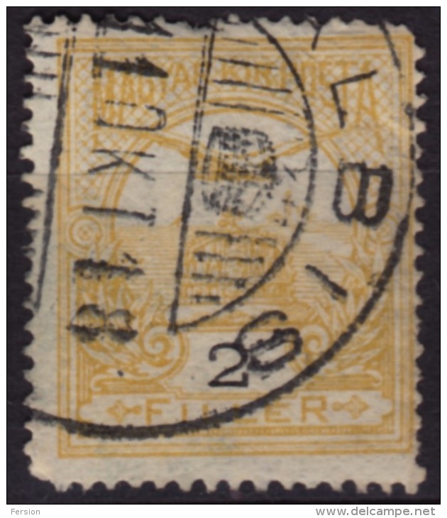 ALBIS / TURUL - 1911 Hungary Erdély / Romania Transylvania - KuK / K.u.K - 2 Fill. - Used - Transilvania